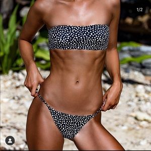 Blackbough bikini top and bottom